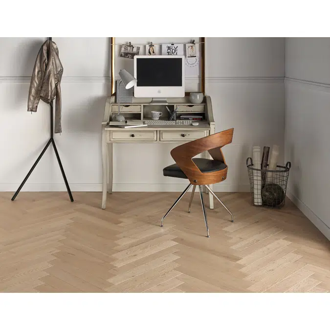Classic Authentic Tufeau Herringbone Laminate Flooring