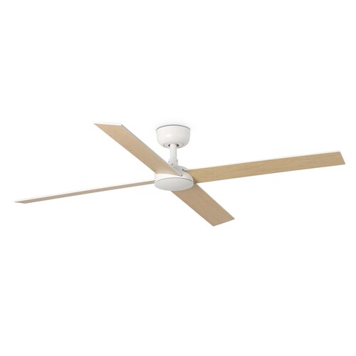 RUDDER L 4 Ceiling fan beyaz/ash