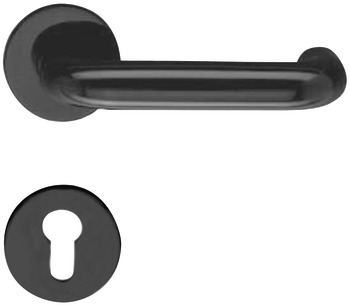 Door handle setStartec model PDH 5101 polyamide, fire resistant door - 907.44.412