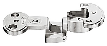 Architectural hinge, Model 2000 A, half overlay mounting - 344.00.337