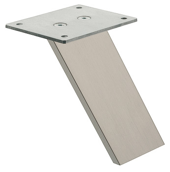Breakfast bar support, Steel, inclined, flat - 505.22.041