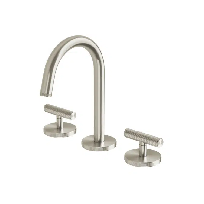 Milli Etch Brushed Nickel Basin Tap Set 21824