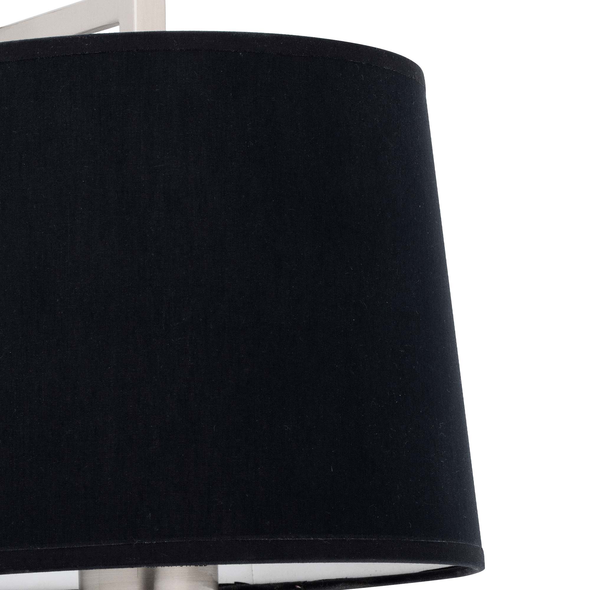 FRAME Matt nickel/black wall lamp