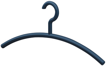 Coat hangers, polyamide, rigid hook, round shackle - 804.56.150