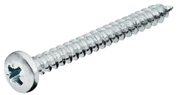Chipboard screw, Hospa, pan head, PZ, fully threaded, zinc plated - 015.71.651