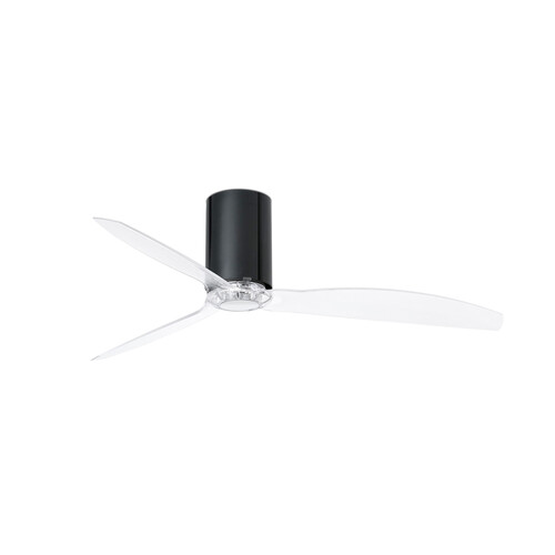 MINI TUBE fan M Shiny siyah/transparent fan