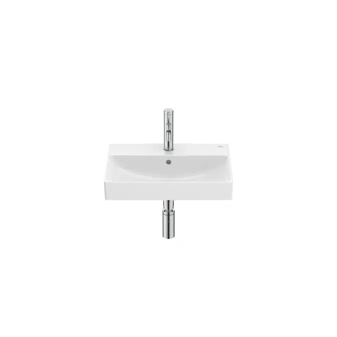 Ona White Wall Basin 500mm x 360mm 1 Taphole Overflow 1832711