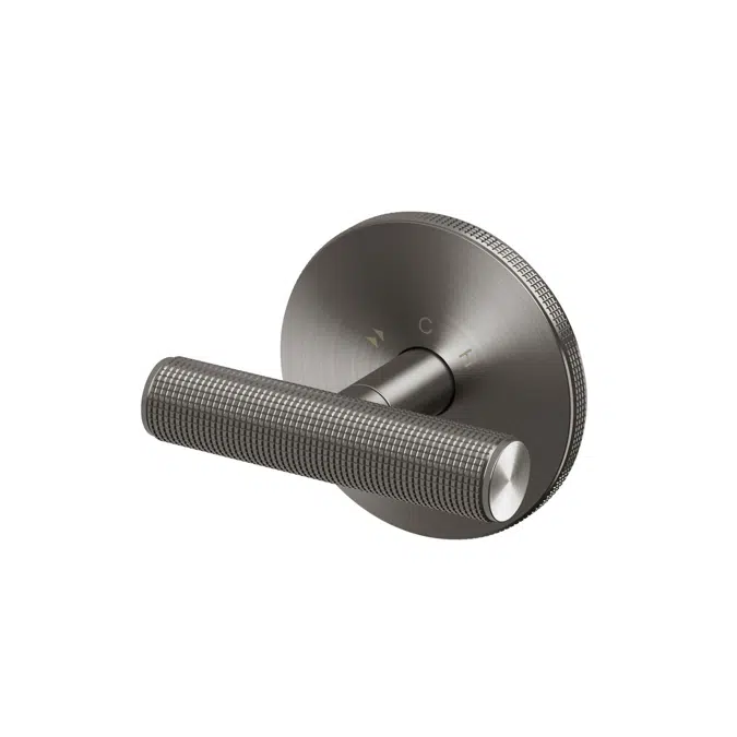Milli Etch Brushed Gunmetal Shower Mixer Tap 21784