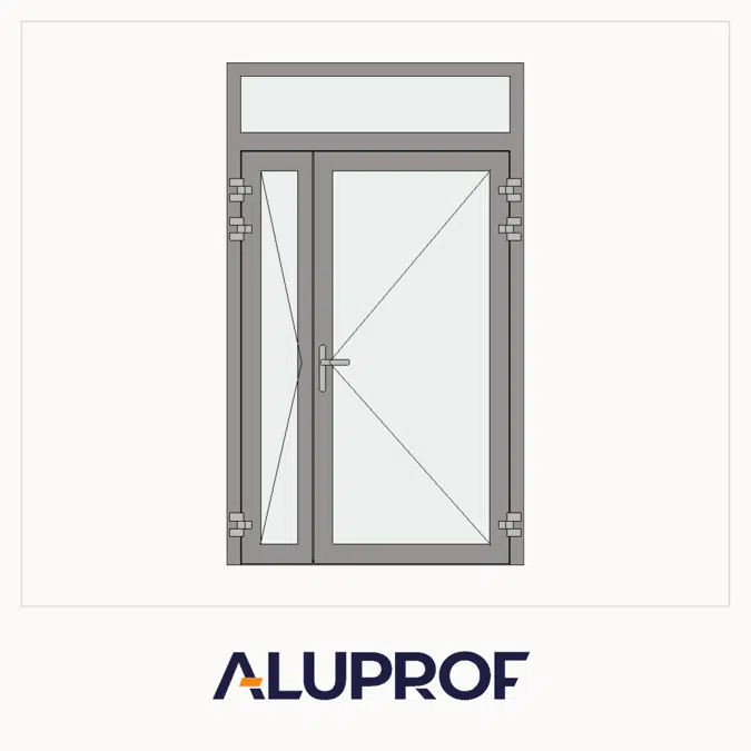 MB-86 ST Üstten Fenerlikli Dışa Açılır Çift Kanat Kapı