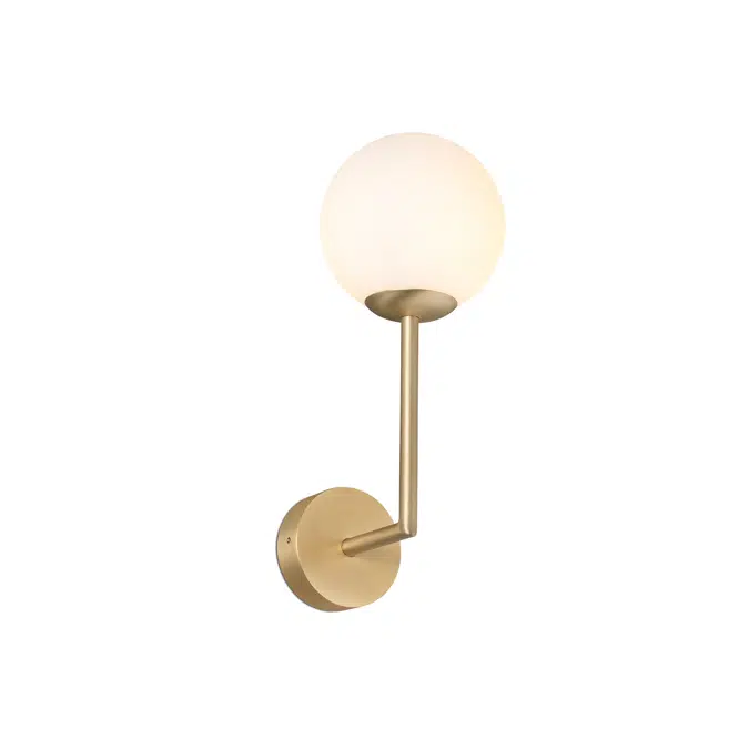 63505 - GALA Satin Gold Wall Lamp