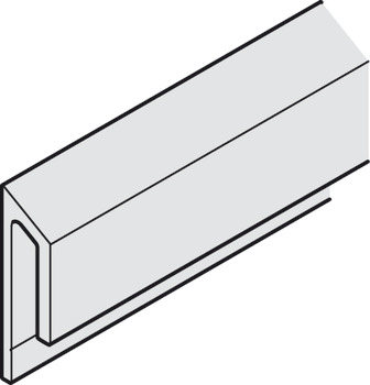 Guide rail, For wall mounting, pre-drilled - 940.86.806