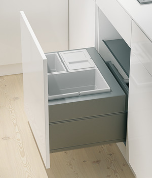 Waste Bins, Hailo Zargen Cargo for Blum Legrabox - 502.07.603