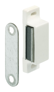 Magnetic catch, for screw fixing, straight-edged - 246.26.720