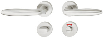Kapı kulpu seti, Paslanmaz çelik, Startec, model LDH 2190 - 903.93.760