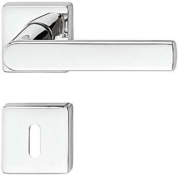 Door handle set, brass, Hoppe, Los Angeles M1642/843KV/843KVS - 900.91.907