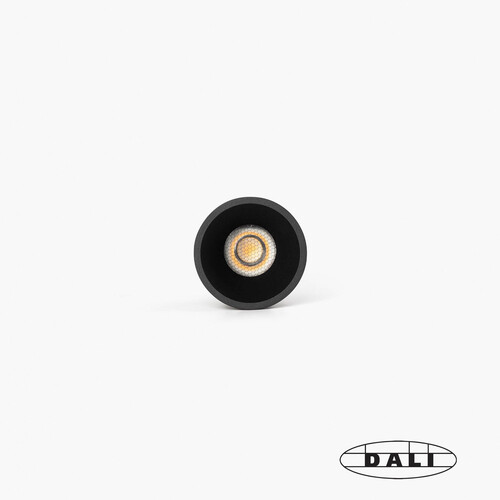 TULIPA SIM siyah recessed gömme spot IP65 10W 15° 4000K CRI90 DALI