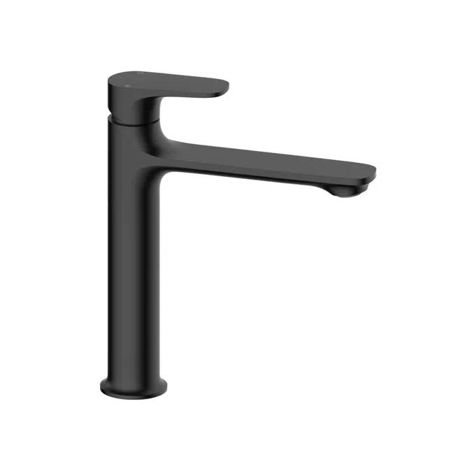 Mizu Silk Mat Siyah Orta Yükseklik Lavabo Bataryası 9512464