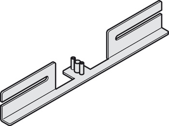 Bottom guide, With zero clearance, for installation in wall pocket - 940.42.035
