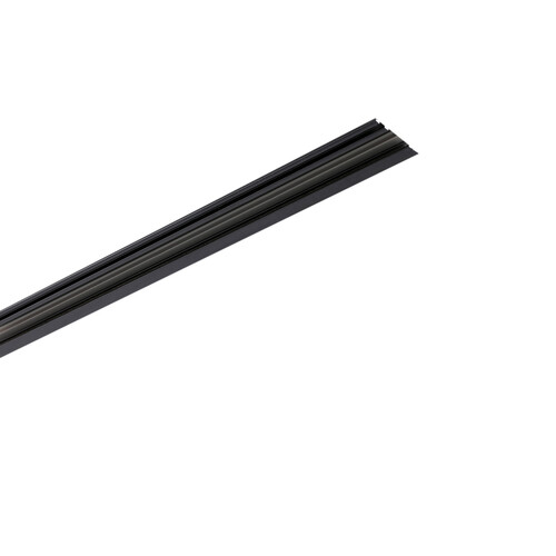 TRACK siyah three-phase recessed 1m