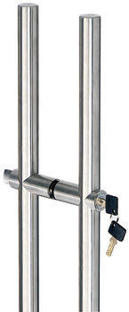Door handle, Stainless steel, Startec, model PH 2139, lockable - 903.03.674