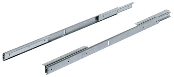 Ball bearing runners, for 1 extension leaf, for tables with frame - 642.57.008