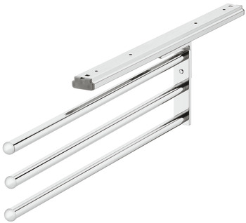 Towel rail, with extension runner, version swivels by 90° - 510.50.235
