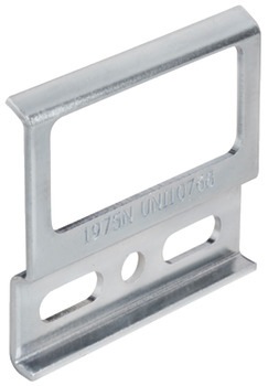 Wall plate, For cabinet hanger with hook-off protection - 290.21.993