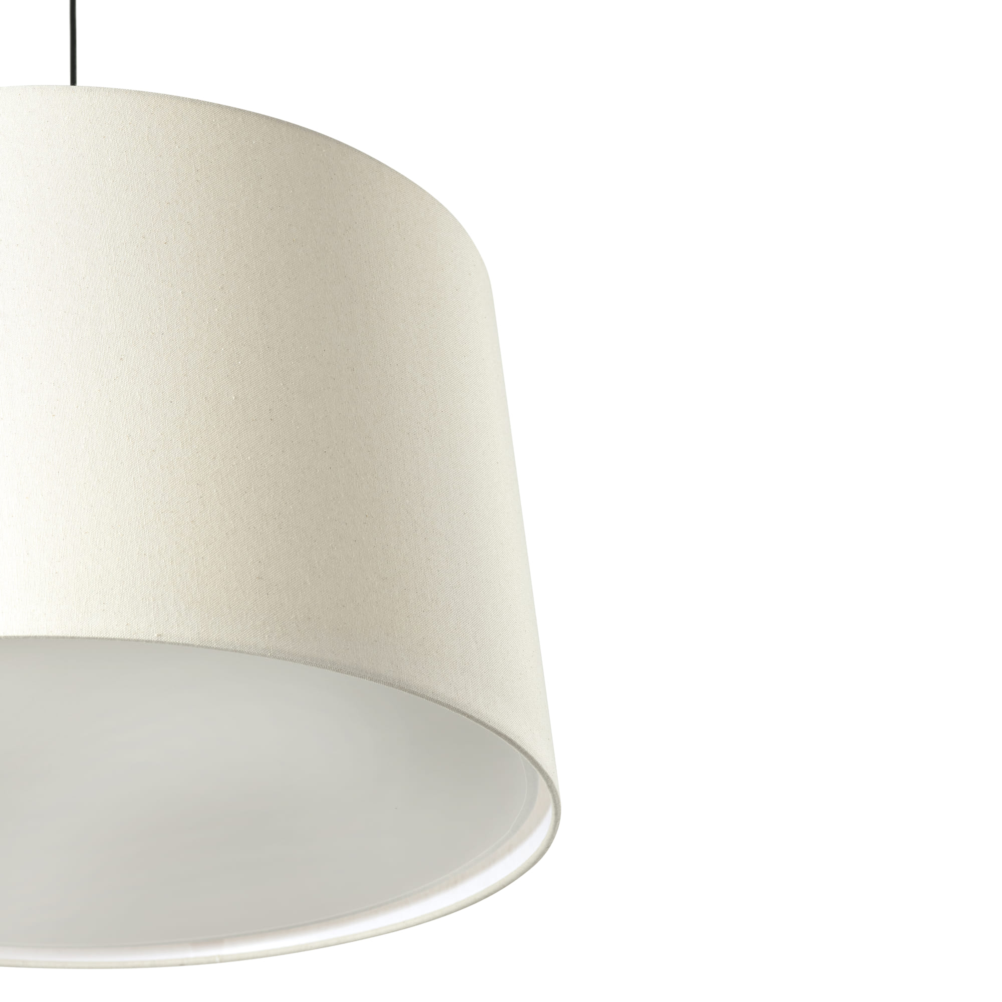WINDSOR siyah/Linen offset pendant lamba
