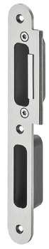 Flanged striking plate, adjustable, stainless steel - 911.38.581