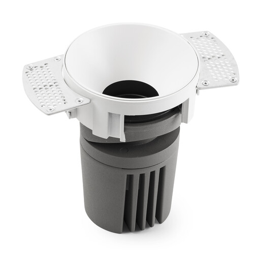 DEEP78 White round frameless downlight 60° 4000K CRI90 honeycomb