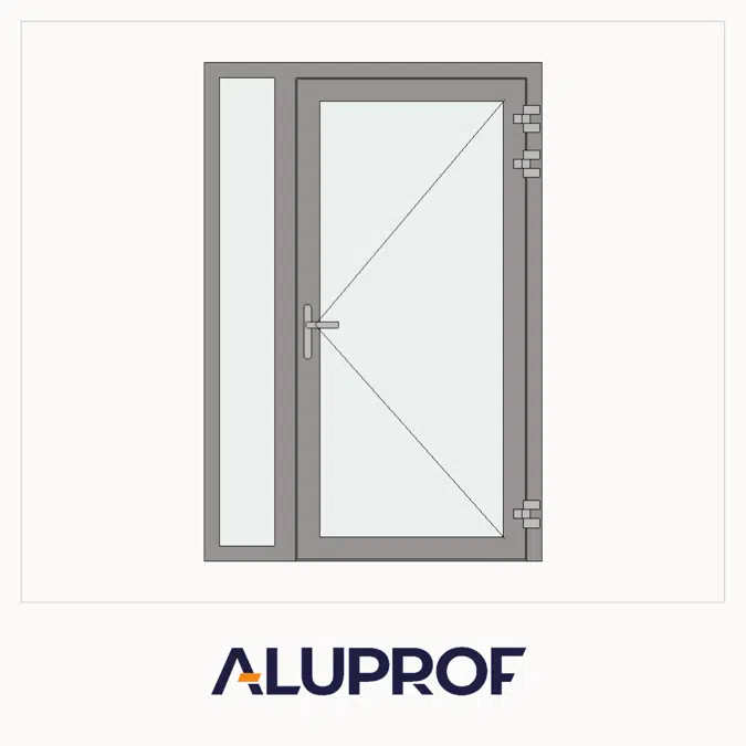 MB-86 ST Single Outward Opening Door with Sidelight