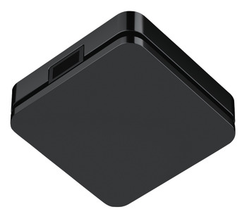 Switch door inl.24V/sq.black/42x42 - 833.89.425