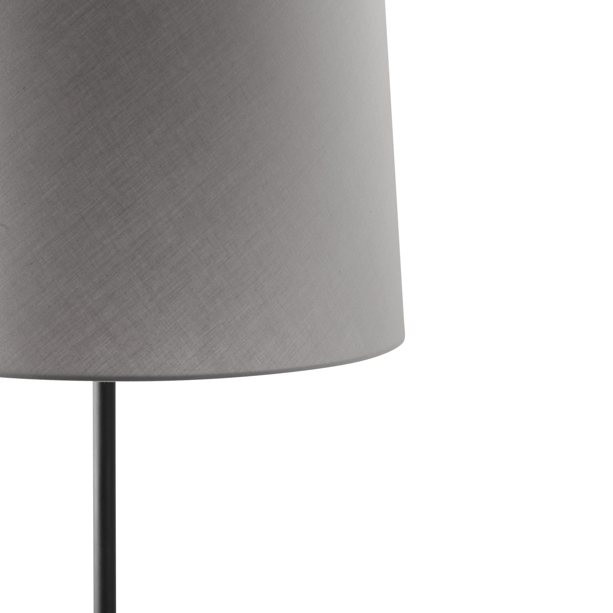 WINDSOR Black/grey floor lamp