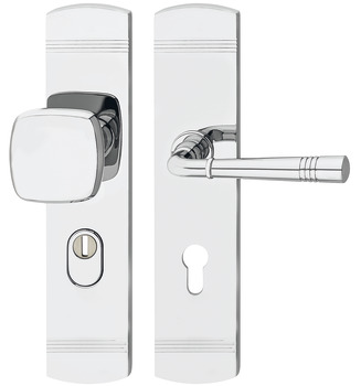 Security door handle, Brass, Startec - 900.85.002