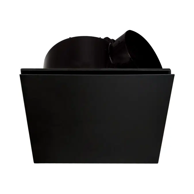 Kado Lux HiFlow 250 Square Matte Black Exhaust Fan 2020341