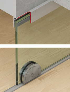Sliding door fittingSlido D-Line802 150U, set - 941.58.004