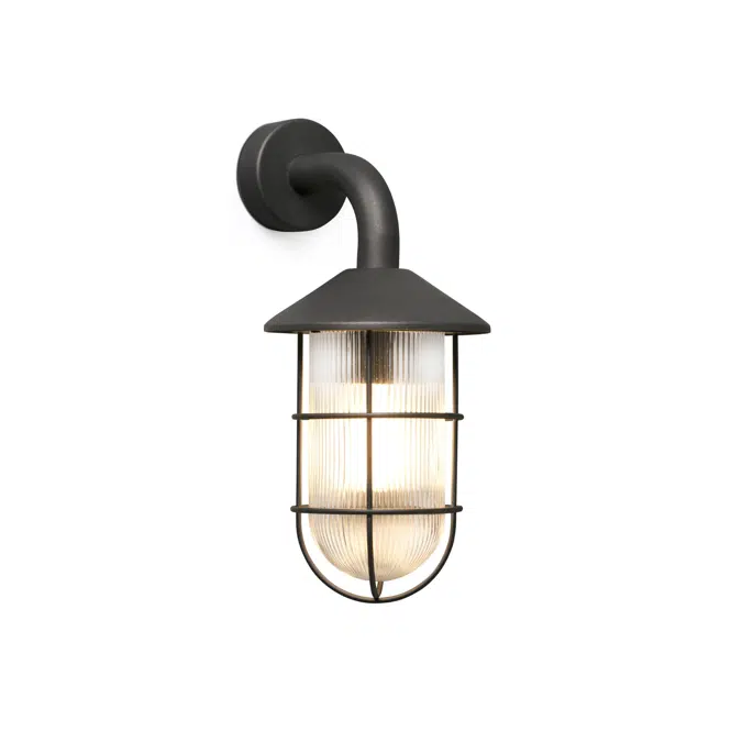 73695 - HONEY Black Wall Lamp