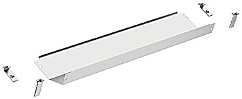 Cable channel, For mounting on table base - 633.53.203