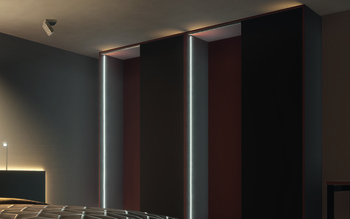 LED Şerit Işık Tam Set Monokrom Yatak Odası Aydınlatması - 833.86.960