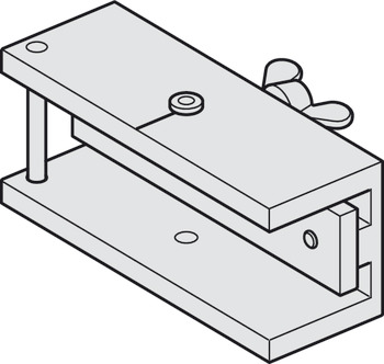 Template, for support profile drill hole - 943.55.406