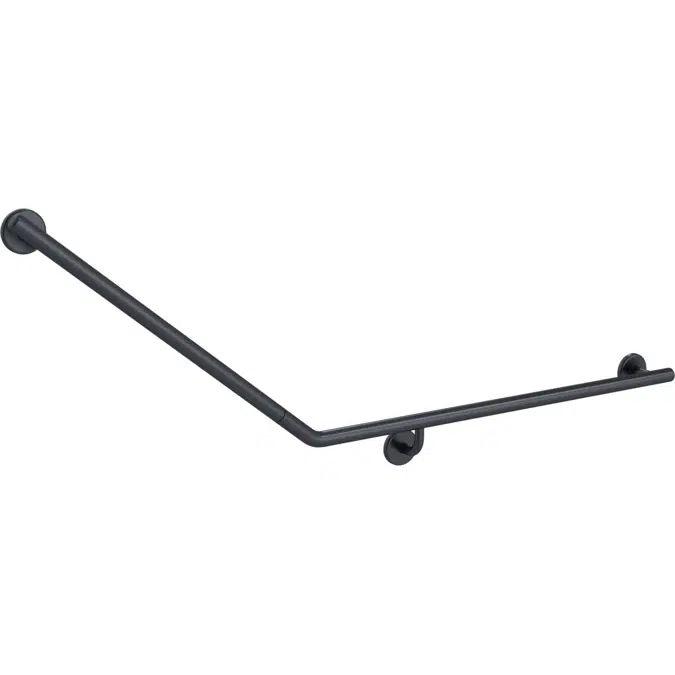 Mizu Drift Brushed Gunmetal Modular Right Hand Toilet Grab Rail 2266540