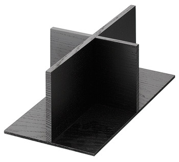 Cross divider insert for frame, Cosmetic insert for extension, wood - 550.35.370