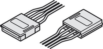 Interconnecting lead, forLoox LED strip light 12 V 12 mm, 4-pin (RGB) - 833.74.766