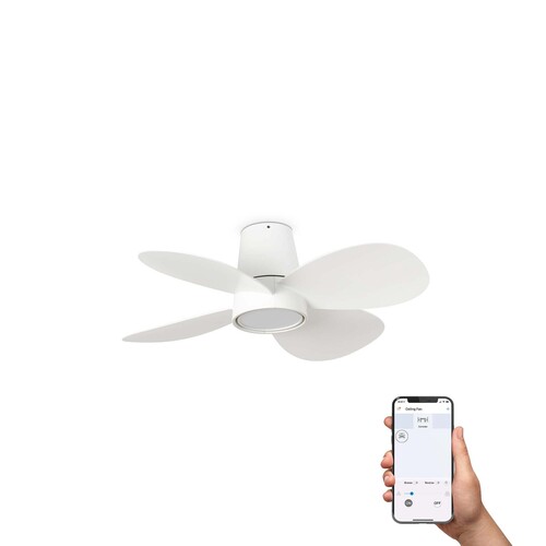 KLOVER Ceiling fan white 20W SWT TUYA