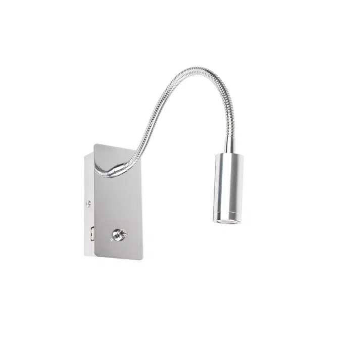 41025N - JULIET Chrome Wall Lamp Reader with USB