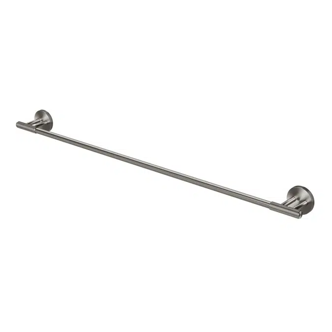 Milli Marq Edit Brushed Gunmetal Single Towel Rail 800mm 21934