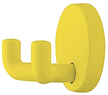 Wardrobe hooks, Polyamide, with 2 hooks, round rose - 842.62.018