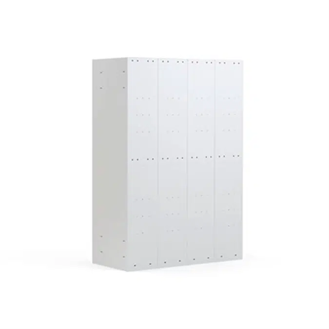 Classic 24 Kapaklı 4 Bölmeli Çoklu Emanet Dolabı