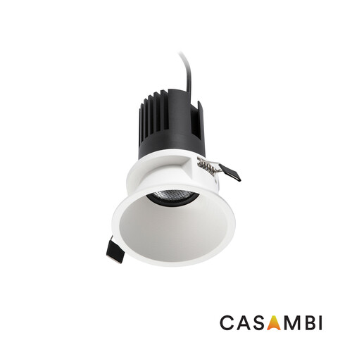 TULIPA beyaz recessed gömme spot 7W 36° 3000K CRI90 CASAMBI
