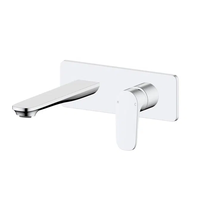 Mizu Silk Krom Duvar Lavabo/Küvet Bataryası Seti 188mm 9513020